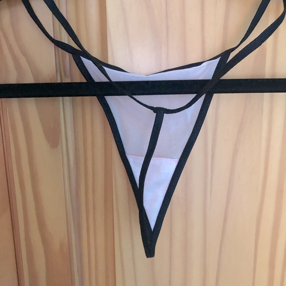 Seven ‘til Midnight Women's Lace Fitted Chemise Mini Dress &Thong Size Medium - Picture 11 of 15